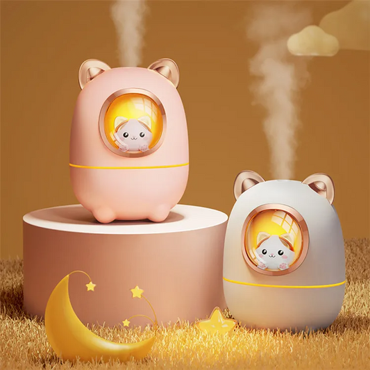 Humidificador y Difusor de Aire Gatito Tierno - Voxel Store